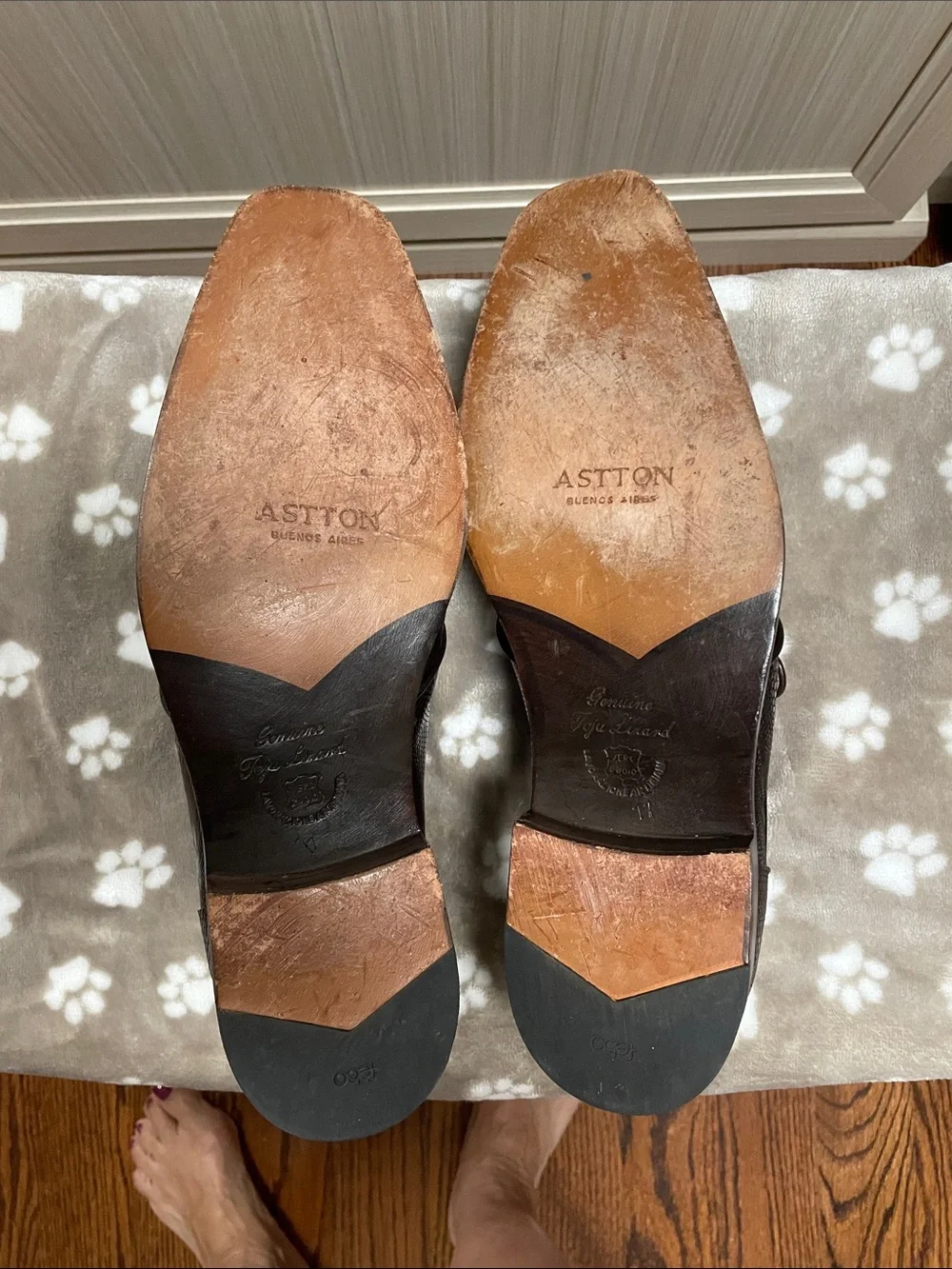 Men's Dark Brown Textured Leather Monk Strap Dress Shoes